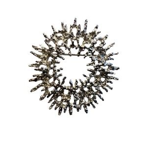 Vintage “Emmons” Silver Tone Brooch